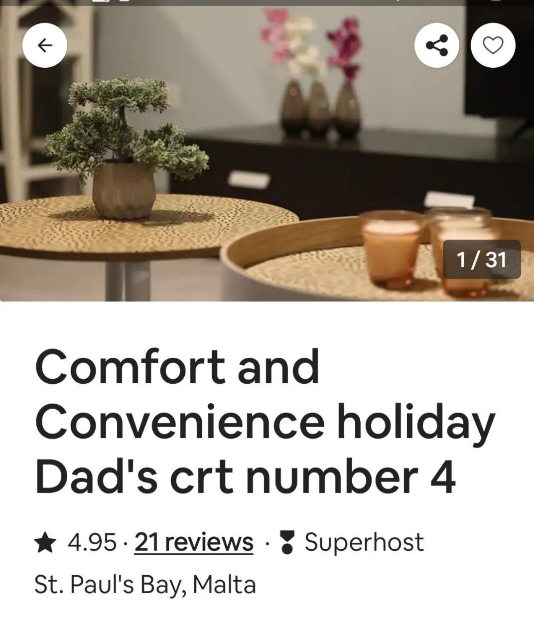 Comfort And Convenience Flat 4 Dad'S Court St. Paul's Bay Esterno foto